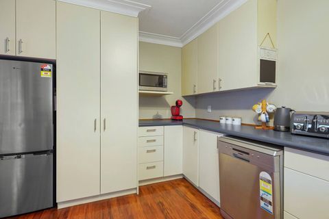 The fridge, microwave, Nespresso machine, dishwasher, stove, toaster and jug are all new.