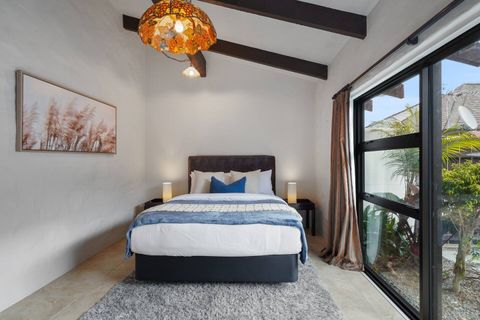 The bedrooms have been given a minimalist makeover.