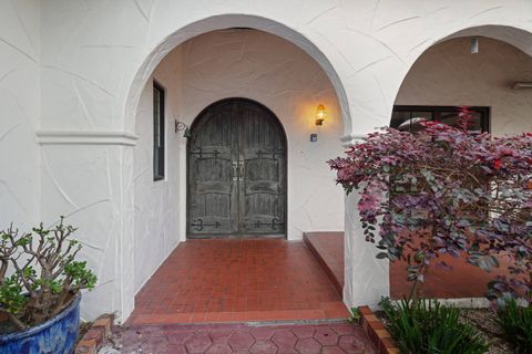 The grand front door.