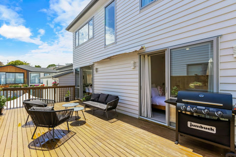 The large BBQ and grill are great for al-fresco dining.