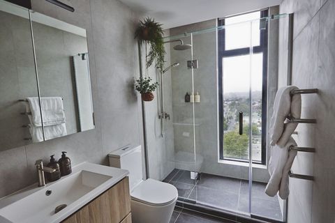 Bathroom with a view.