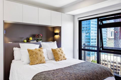 Cosy plush bedroom with epic views.