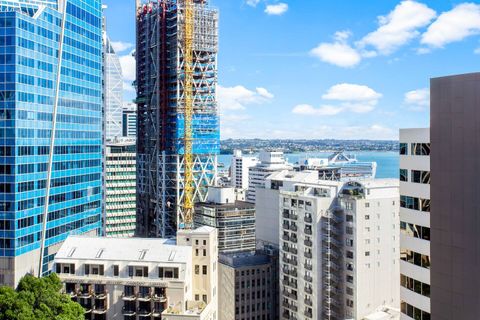 Lumley Centre on the left looking towards the North Shore.