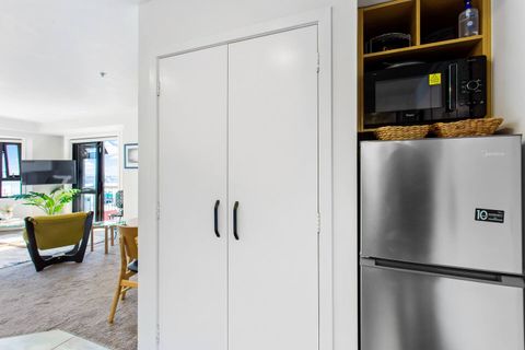 You have a full fridge, microwave, oven and cook top.