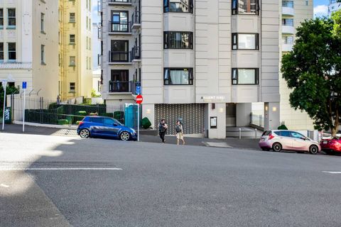 The street-level view of the building entry.