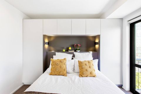 There is plenty of wardrobe space for all your personal belongings.