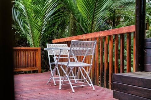 You can sit outside on the patio for your morning coffee or evening drink.