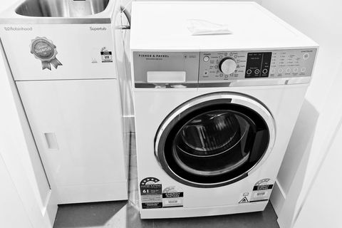 The washer/dryer is great for anyone wanting to stay longer.