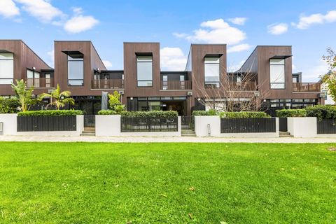 The home is amongst other like-minded stylish and modern terrace homes.