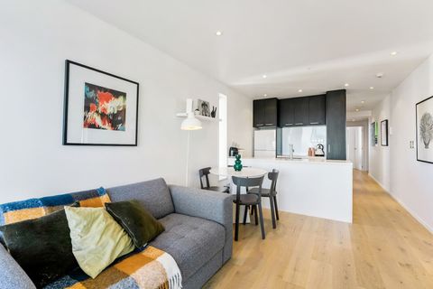 The couch is a nice spot to relax and read a book after your day's exploring.