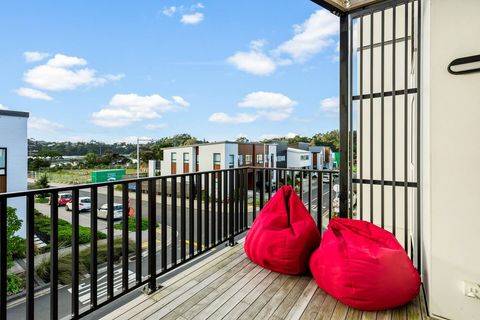 The balcony on the first level.