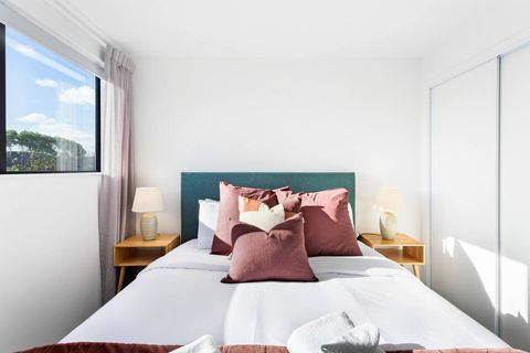 The bedrooms are light and bright.