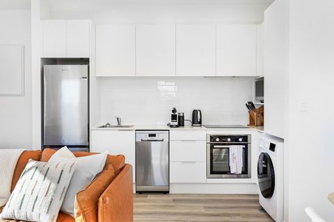 The kitchen has new appliances.