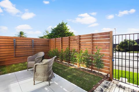 There is a private patio there.