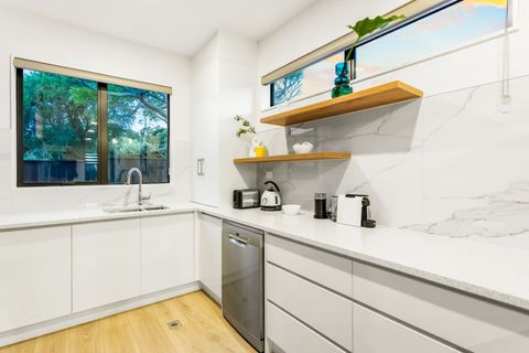 We have added lux touches like the coffee machine and milk frother.