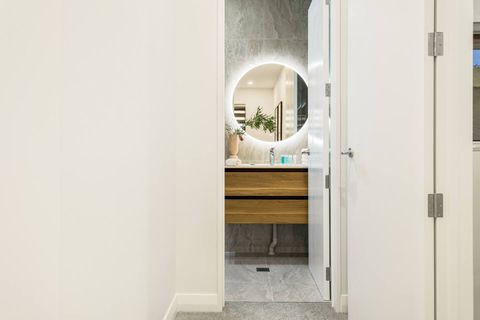 Entry to a bathroom.