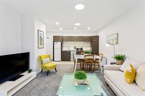 Relax on the couch and watch TV or read a book.