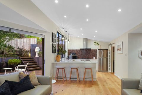 The original rooms of the villa have been knocked through to create an open-plan living space.