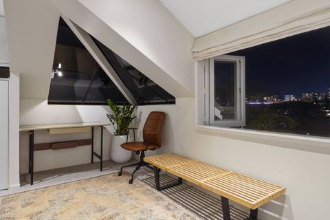 Need to do some work whilst staying, the desk and work space has amazing views of the Auckland CBD.