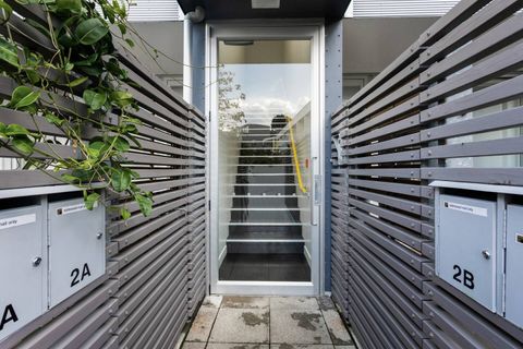 Door that leads you to the apartment 3B in this complex.