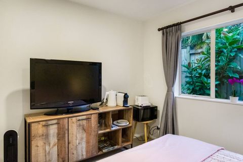 Small area to prepare hot drinks and have toast in one of the bedrooms. Otherwise for full meals, you will need to eat out or bring them back with you.