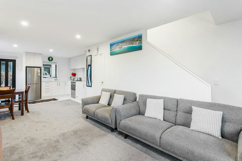 Plenty of space for all the guests to relax in the lounge area or dining space.