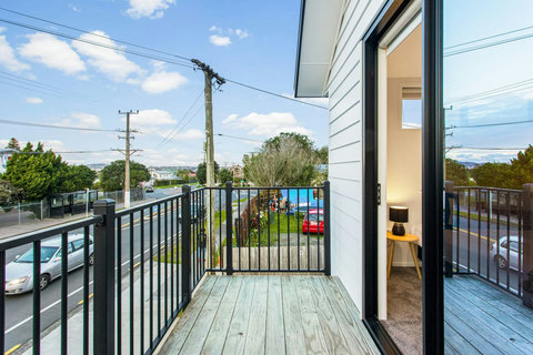 The view from the balcony off the bedroom.