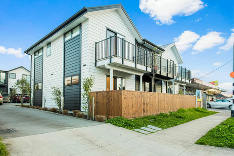View of the home from the street front.