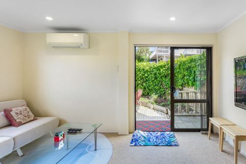 Open the ranch slider for access to the large courtyard and garden.