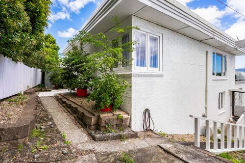 The unit is located on the top of the house, following the path to the main entrance.