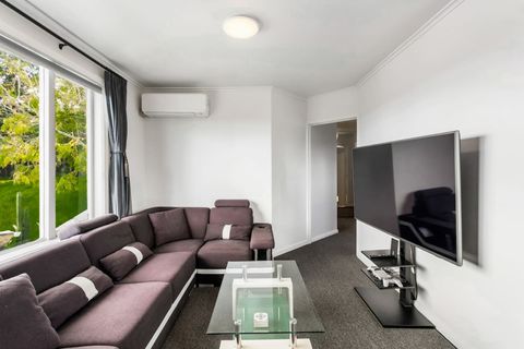 Relax at the end of the day with a movie or TV show on the flat-screen TV.