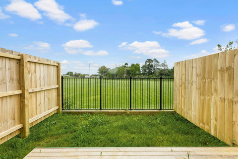 Sports reserve at the back of the property.