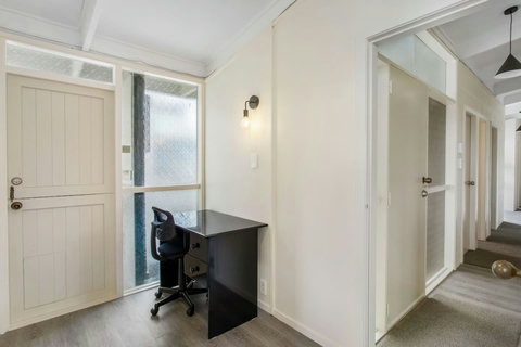 Small desk set-up in case you need to do some work.