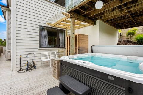Spa pool is located on the deck but hidden by the house so its a private space.
