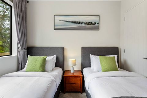 Another option for King Single beds in this lovely bright room.