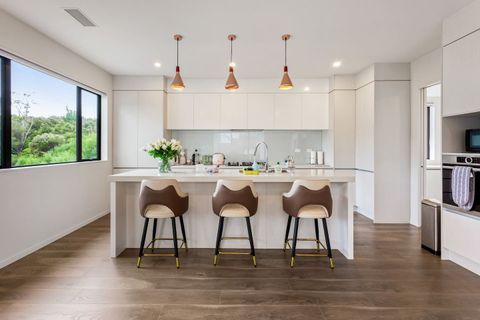 Seating at the breakfast bar is a great option for children to do their homework.