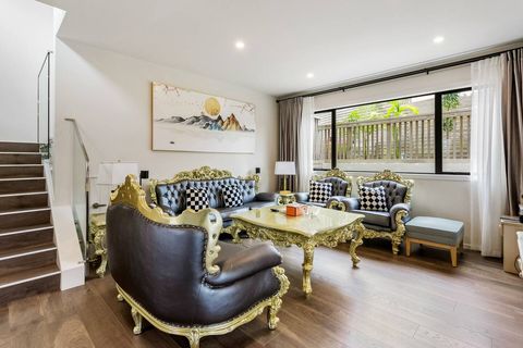 Living area that is part of the open plan area including the kitchen and dining room.