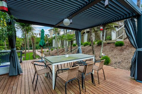 View from this deck to the house with the terraced walkways.