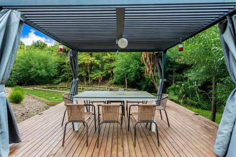 On the lower deck area, there is a great gazebo area for outdoor dining.