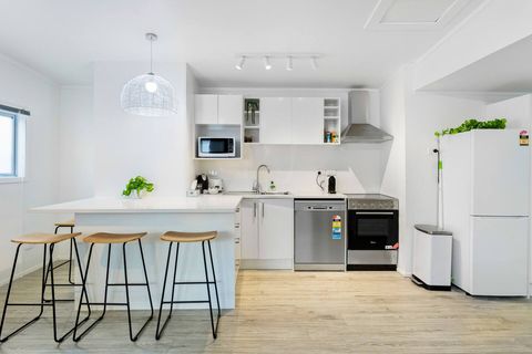 Complete with a coffee machine, microwave and toaster, breakfast is easy to create.