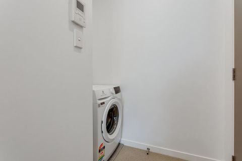 If needed, this apartment comes with a washing machine.