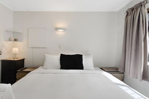 The bedroom has a heat panel to keep the cold night air warm.