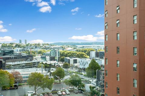 The view from the apartment towards Westhaven and further in the distance, Chelsea.