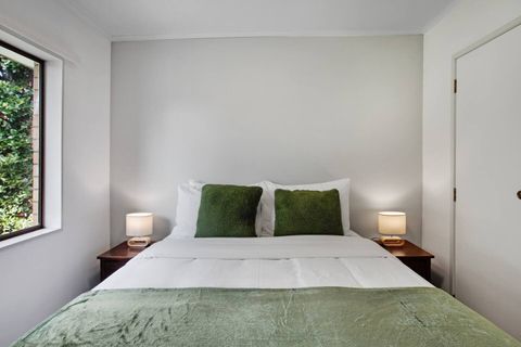 The bedroom is a lovely, inviting space to rest and relax.