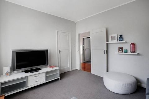 There is a second TV in this space so you can watch different shows.