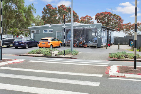 Local Narrow Neck Beach Cafe is great to get a coffee or a bite to eat.