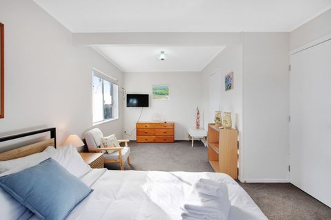 There is plenty of natural light that floods the bedroom downstairs.