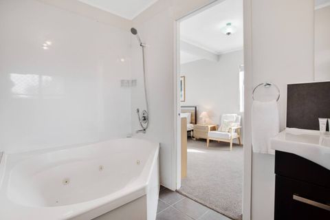 Relax in the spa bath at the end of the night or take a shower.