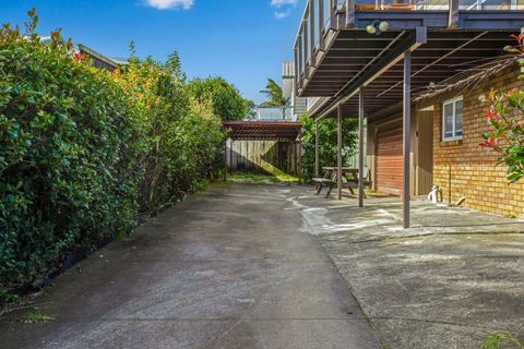 There is parking underneath the carport or in the driveway.