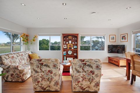 Relax on the couch and watch TV or read a book.